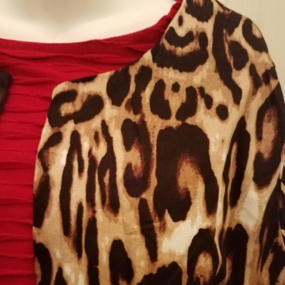 Party week⬇️💼Leopard Print Med weight lined Coat - Picture 3 of 6